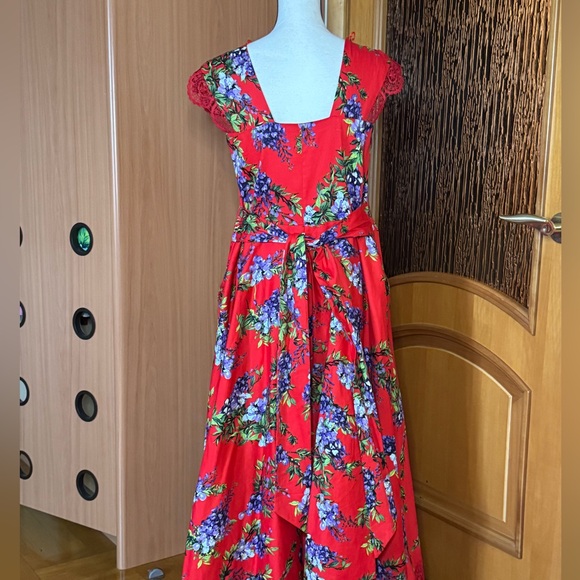 Samantha Sung fit and flare belted floral maxi dress sz 20. XXl - Picture 15 of 16